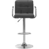 Image de vidaXL Tabouret de bar gris foncé Tissu
