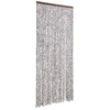 Image de vidaXL Rideau anti-insectes brun et beige 100x220 cm chenille