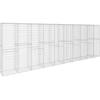 Image de vidaXL Mur de gabions avec couverture Acier galvanisé 600 x 50 x 200 cm