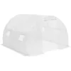 Image de Vidaxl   Serre À Tomates 9m² 300x300x200 Cm   Tissu Maillé Pe 170 G/m²   Cadre En Acier Galvanisé   4 Fenêtres De Ventilation