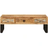 Image de vidaXL Table basse 110 x 50 x 38 cm en bois massif de manguier