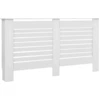 Image de vidaXL Cache-radiateur blanc 152×19×81,5 cm MDF