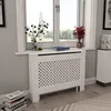 Image de Cache-radiateur,revêtement De Radiateur Blanc 112x19x81,5 Cm Mdf Vidaxl