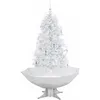 Image de Vidaxl - Arbre De Noël Neigeux Avec Base De Parapluie Blanc 170 Cm