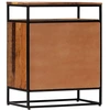 Image de vidaXL Armoire d'appoint 60x35x76 cm Vieux bois massif et acier