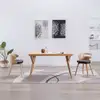 Image de Vidaxl - Chaises À Manger Lot De 2 Noir Bois Courbé Et Similicuir