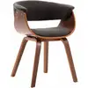 Image de Vidaxl - Chaise De Salle À Manger Gris Foncé En Bois Et Bois Incurvés Couleur : Gris