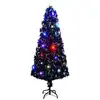 Image de vidaXL Sapin de Noël artificiel avec support/LED 240 cm fibre optique