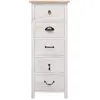 Image de vidaXL Armoire d'appoint 35x25x87 cm Bois massif de paulownia