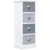 Image de Armoire Latérale 35x30x90 Cm Bois De Paulownia Vidaxl
