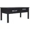 Image de vidaXL Table basse noire 100×50×45 cm bois