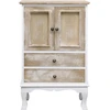 Image de vidaXL Commode à tiroirs blanc 50x30x80 cm bois