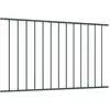 Image de vidaXL Panneau de clôture Acier revêtu par poudre 1,7 x 0,75 m Anthracite