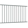 Image de vidaXL Panneau de clôture Acier revêtu par poudre 1,7x1m Anthracite