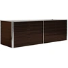 Image de vidaXL Lit surélevé de jardin brun 240 x 80 x 77 cm Acier galvanisé