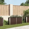 Image de Vidaxl - Lit Surélevé De Jardin Marron 160x40x77 Cm Acier Galvanisé
