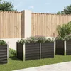 Image de Vidaxl   Jardinière Surélevée Anthracite 160x80x77 Cm   Acier Galvanisé   Grand Espace De Plantation   Assemblage Facile Et Sécurisé