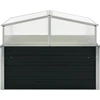 Image de vidaXL Serre Anthracite 100x100x77 cm Acier galvanisé