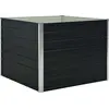 Image de vidaXL Lit surélevé Anthracite 100 x 100 x 77 cm Acier galvanisé