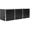 Image de vidaXL Lit surélevé de jardin Anthracite 240 x 80 x 77 cm Acier galvanisé