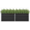 Image de Vidaxl - Lit Surélevé De Jardin Anthracite 160x40x45 Cm Acier Galvanisé
