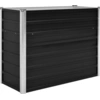 Image de vidaXL Lit surélevé de jardin Anthracite 100 x 40 x 77 cm Acier galvanisé