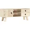 Image de vidaXL Armoire TV 110 x 30 x 44 cm bois massif mangue