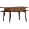 Image de vidaXL Table basse 100x50x46 cm en bois massif d'acacia