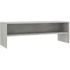 Image de Meuble Tv Gris Béton 120 X 40 X 40 Cm Aggloméré