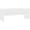 Image de Vidaxl - Meuble Tv Blanc 100x40x40 Cm Bois D'Ingénierie