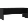 Image de vidaXL Armoire TV noire 100x40x40 cm Bois composite