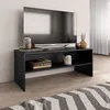 Image de Meuble Tv Noir 100 X 40 X 40 Cm Aggloméré