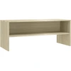 Image de vidaXL Armoire TV Chêne Sonoma 100x40x40 cm Matériau dérivé du bois