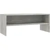 Image de Meuble Tv Gris Béton 100 X 40 X 40 Cm Aggloméré