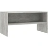 Image de vidaXL Armoire TV gris béton 80x40x40 cm Bois composite