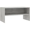 Image de Vidaxl - Meuble Tv Gris Béton 80x40x40 Cm Bois D'Ingénierie