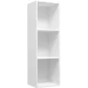 Image de Bibliothèque/meuble Tv Blanc 36x30x114 Cm Bois D'Ingénierie Vidaxl