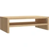 Image de vidaXL Support pour écran Chêne Sonoma 42x24x13 cm Matériau dérivé du bois