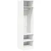 Image de vidaXL Armoire blanche 50x50x200 cm Bois composite