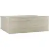 Image de Table De Chevet Flottante Chêne Sonoma Bois D'Ingénierie Vidaxl