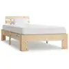 Image de Cadre De Lit Sans Matelas Bois Massif De Pin 100x200 Cm Vidaxl