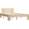 Image de vidaXL Lit en bois massif pin 140x200 cm