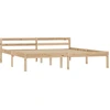 Image de vidaXL Lit en bois massif pin 160x200 cm