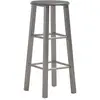 Image de vidaXL Tabouret de bar 2 pcs. anthracite MDF