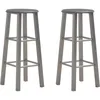 Image de Vidaxl - Tabourets De Bar Lot De 2 Anthracite Mdf