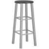 Image de vidaXL Tabouret de bar 2 pièces argenté MDF