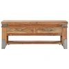Image de vidaXL Table basse 110x52x45 cm en bois massif d'acacia