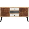 Image de Buffet 118x30x62 Cm Bois De Manguier Massif Vidaxl