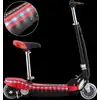 Image de vidaXL Trottinette électrique pour enfants avec siège et LED 120 W rouge
