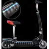 Image de vidaXL Trottinette électrique pour enfants avec siège et LED 120 W noire